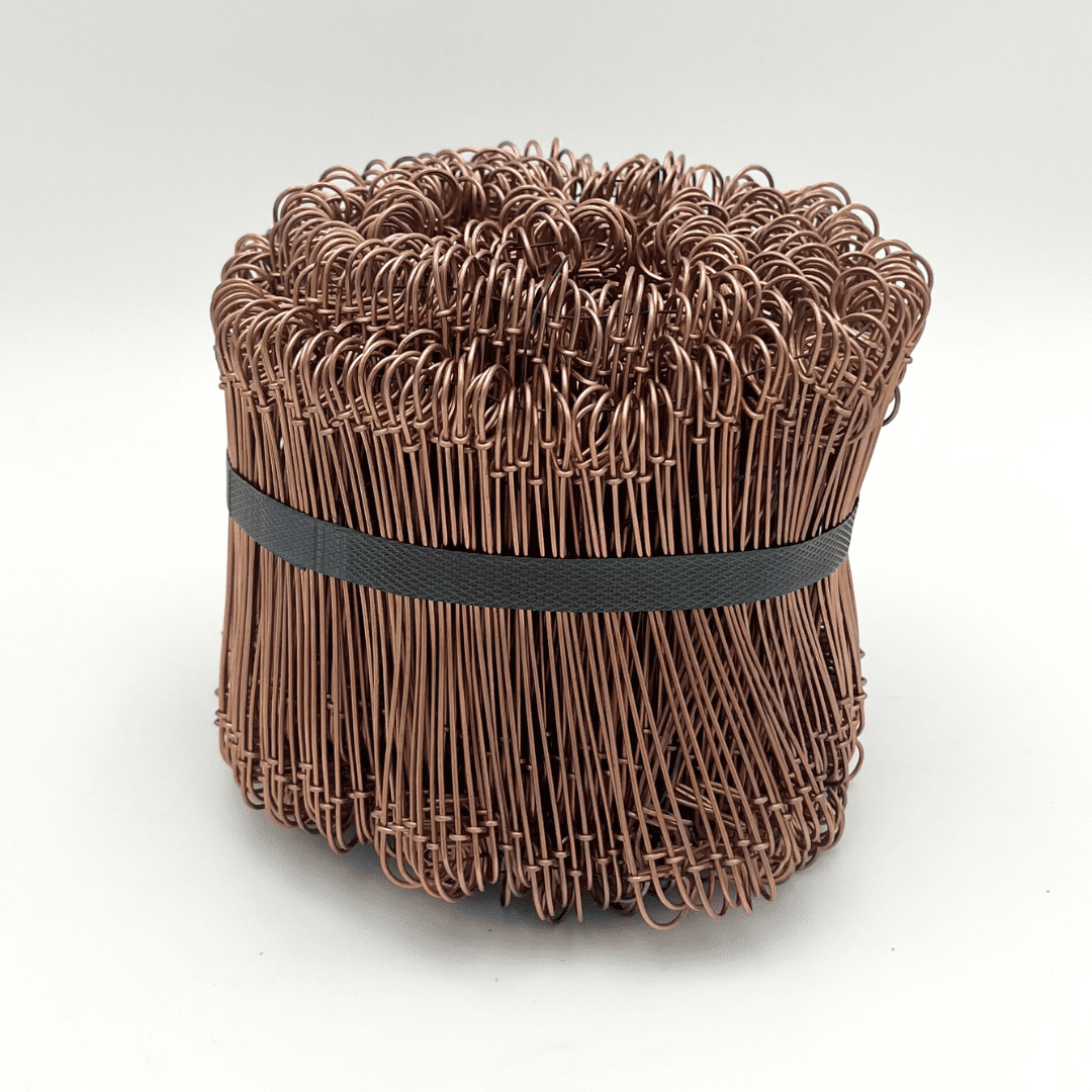 Wire Loop Ties – Copper