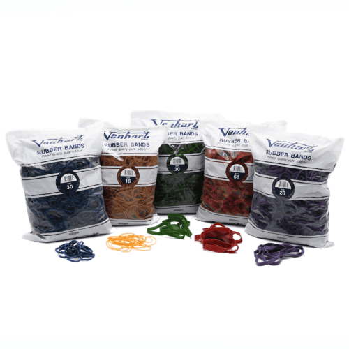 Venhart Coloured 97% Pure Rubber Bands