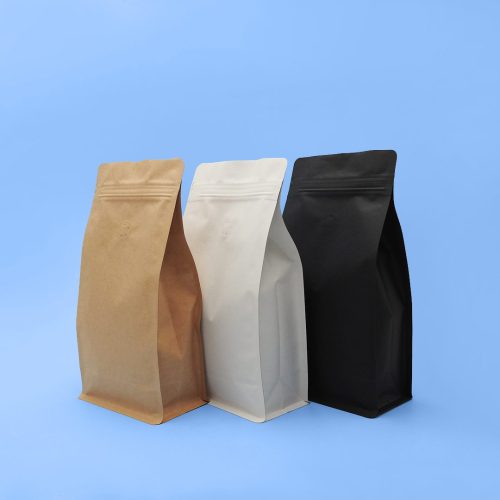 500g Flat Box Bottom Coffee Bags