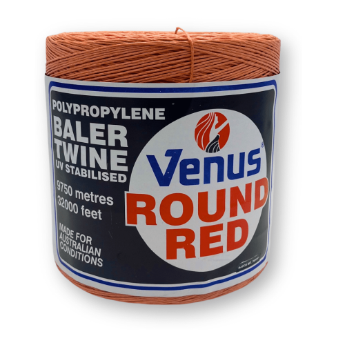 Venus Round Red 9750m Baler Twine