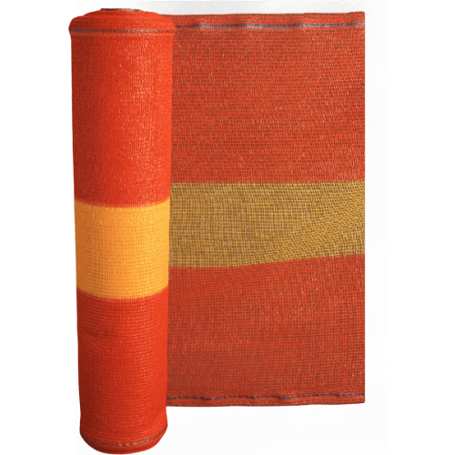 Safety Fencing Orange Yellow Leno Weave