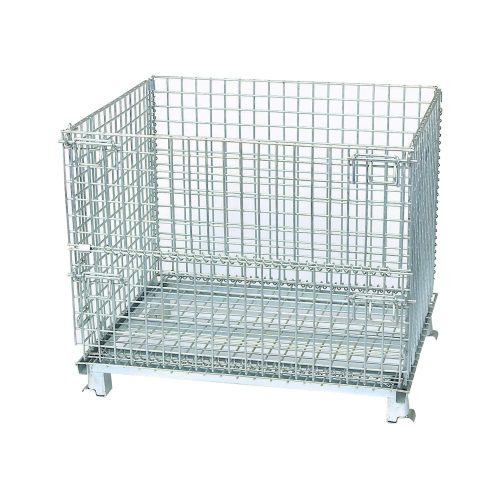 Wire baskets on wheels