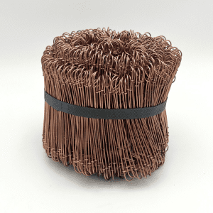 Wire Loop Ties - Copper